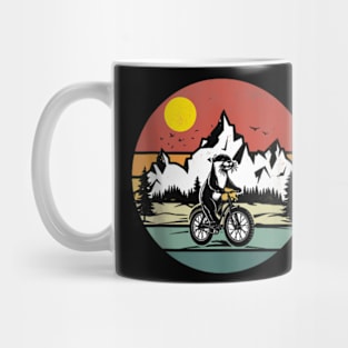 Otter Riding Bicycle Mountain Biking Otter Biker Mug